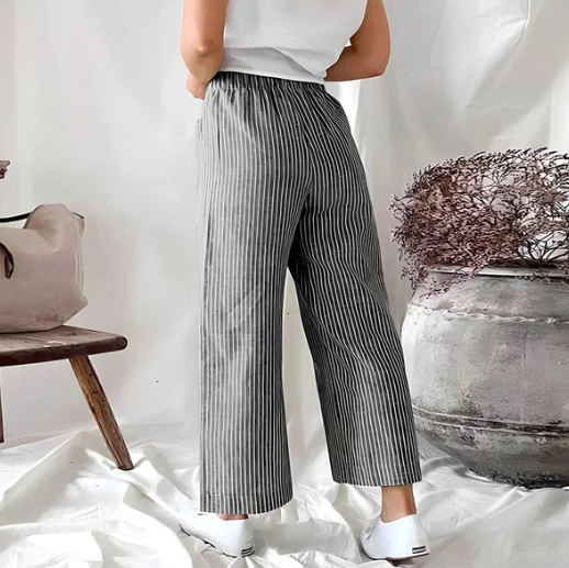 GR | Effortlessly Striped Culottes Danife