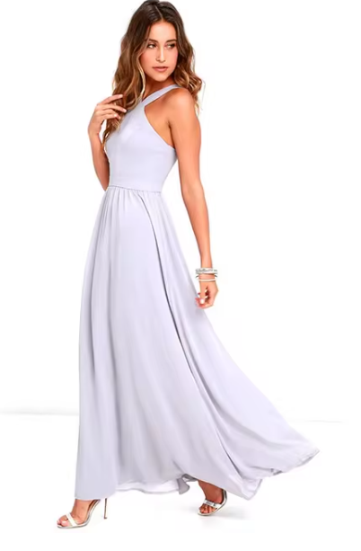 GR | Luxus Langes Kleid Mühelose Lässige Eleganz Für Jeden Anlass