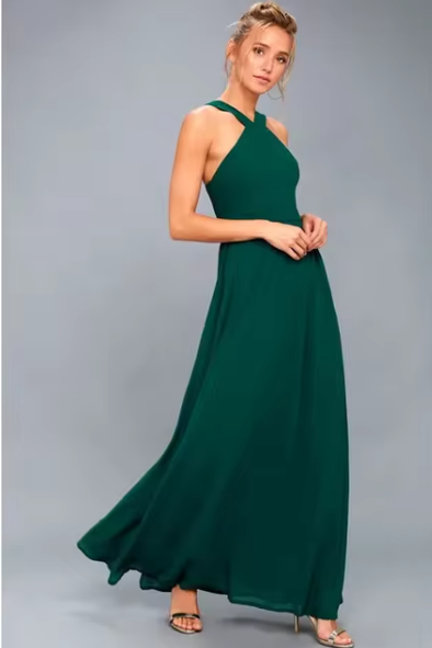 GR | Luxus Langes Kleid Mühelose Lässige Eleganz Für Jeden Anlass