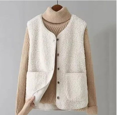 Winter fleece vest