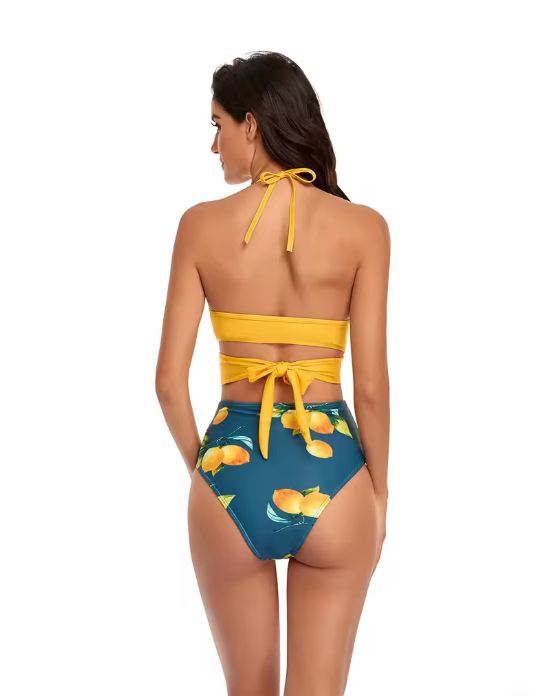 GR Bikini Set | Floral Wrap and Tie Bikini