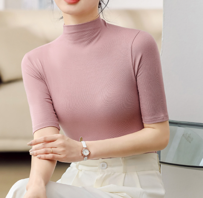 GR | Ultra-Dünner Nahtloser Rollkragenpullover