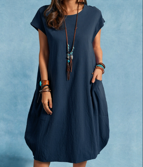 GR | Comfortable linen dress
