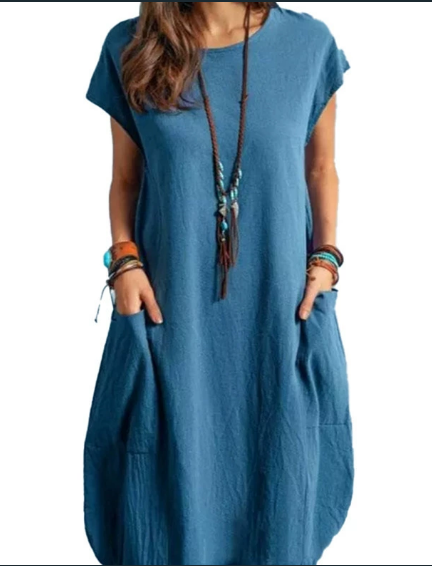 GR | Comfortable linen dress