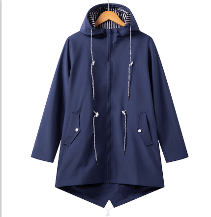 GR | Adjustable Jacket with Hood and Pockets for Women