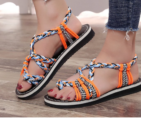 GR | Women's Colorful Beach Sandals