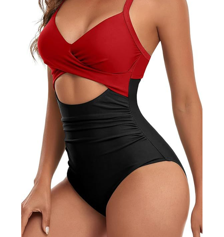 GR - Hollowed-out swimsuit