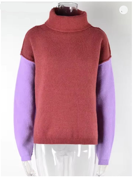 GR – Farbblockpullover im Wintertrend