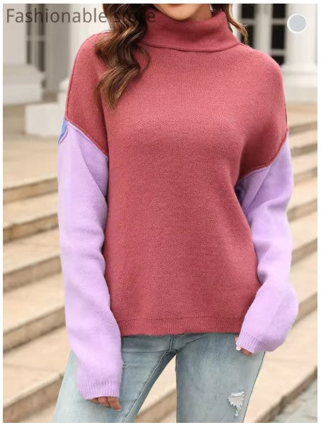 GR – Farbblockpullover im Wintertrend