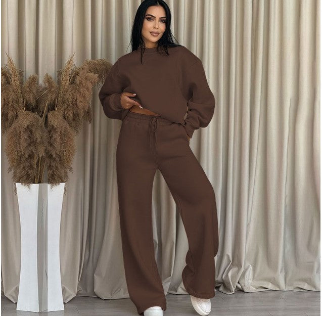 Damen Sport-Fleece-Set mit hochwertigem Reißverschluss und praktischem Taschen GR