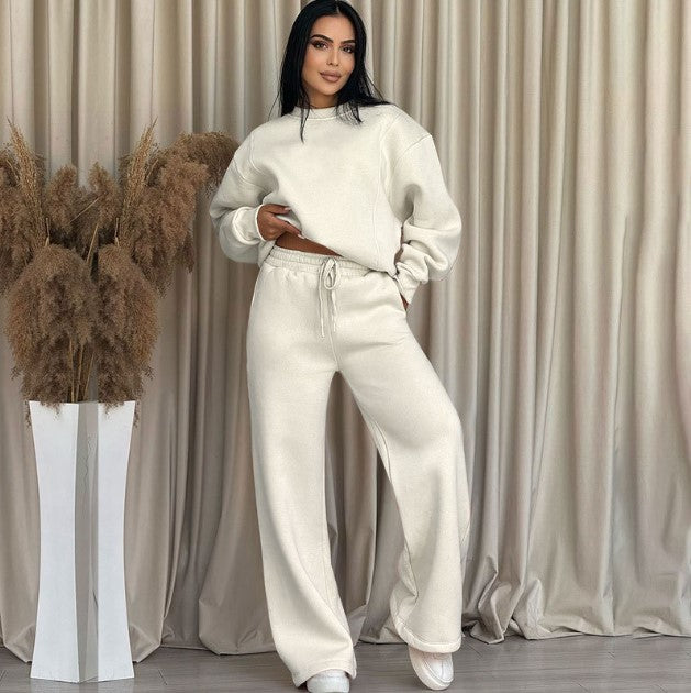 Damen Sport-Fleece-Set mit hochwertigem Reißverschluss und praktischem Taschen GR