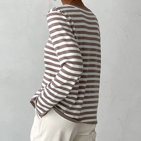 GR | Striped long-sleeved shirt