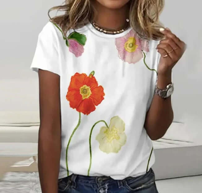 GR | Poppy Flower Shirt