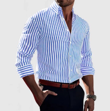 GR | Striped cotton shirt