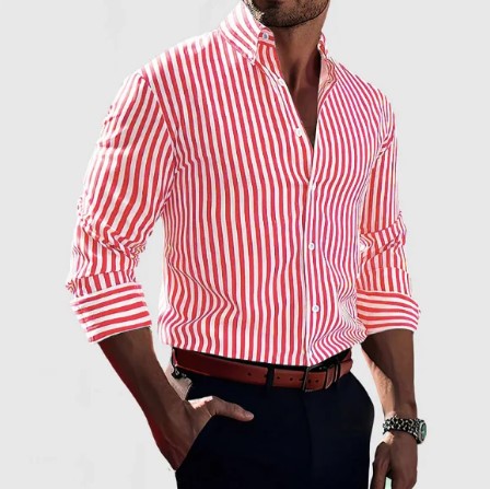 GR | Striped cotton shirt