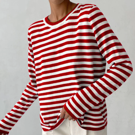 GR | Striped long-sleeved shirt