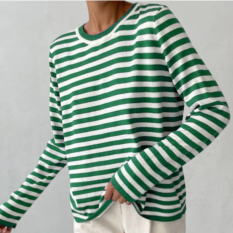 GR | Striped long-sleeved shirt