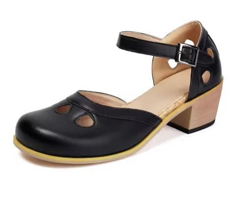 GR | Orthopedic sandals with low heels