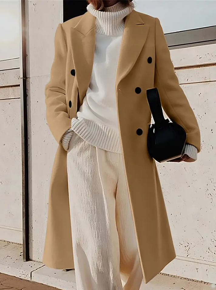 GR | Double-breasted jacket with hood