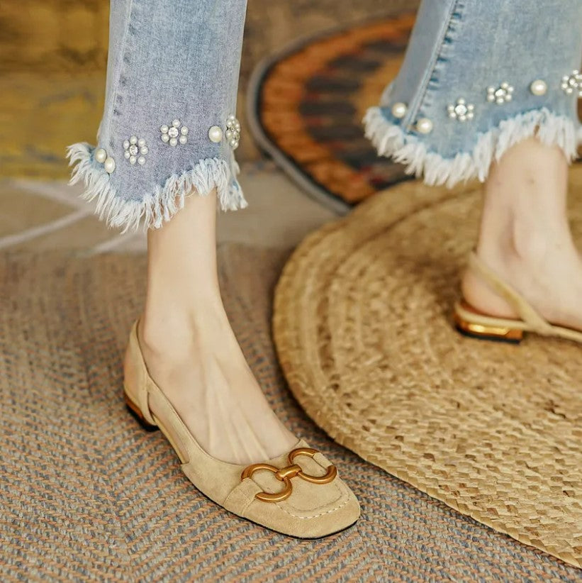 GR | Orthopedic buckle sandals