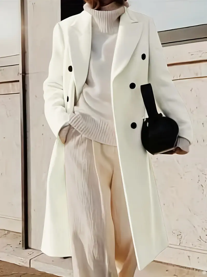 GR | Double-breasted jacket with hood
