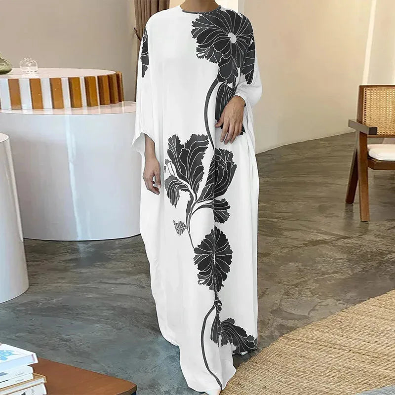 GR | Modisches Kleid mit Floralprint