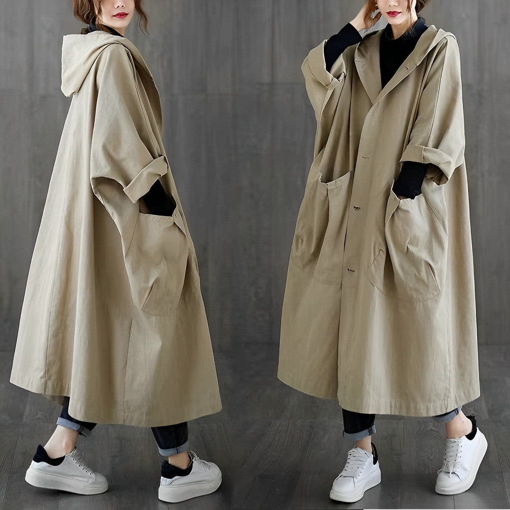 GR | Oversized Windbreaker with Pockets