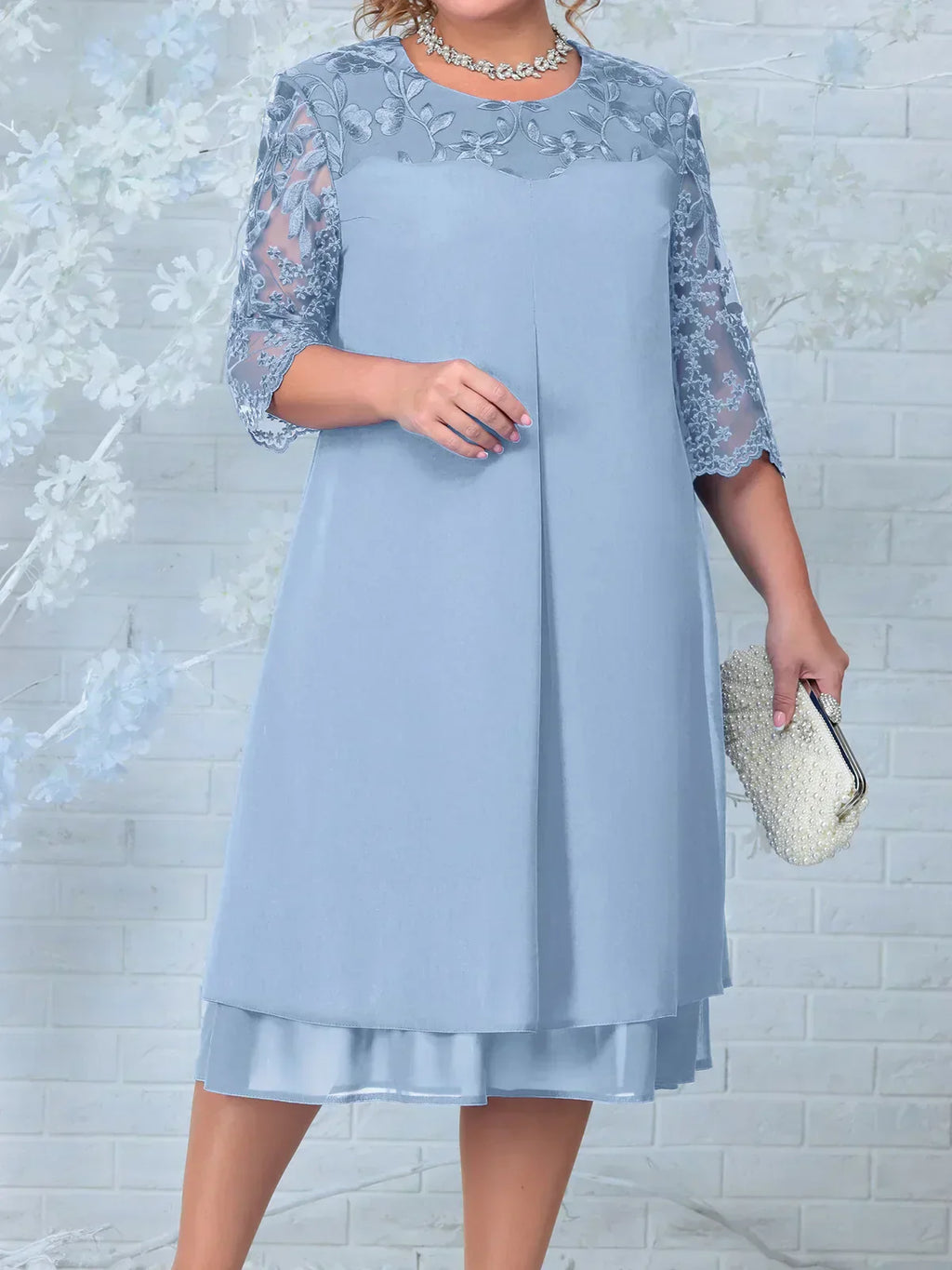 GR | Elegantes Besticktes Abendkleid für Damen