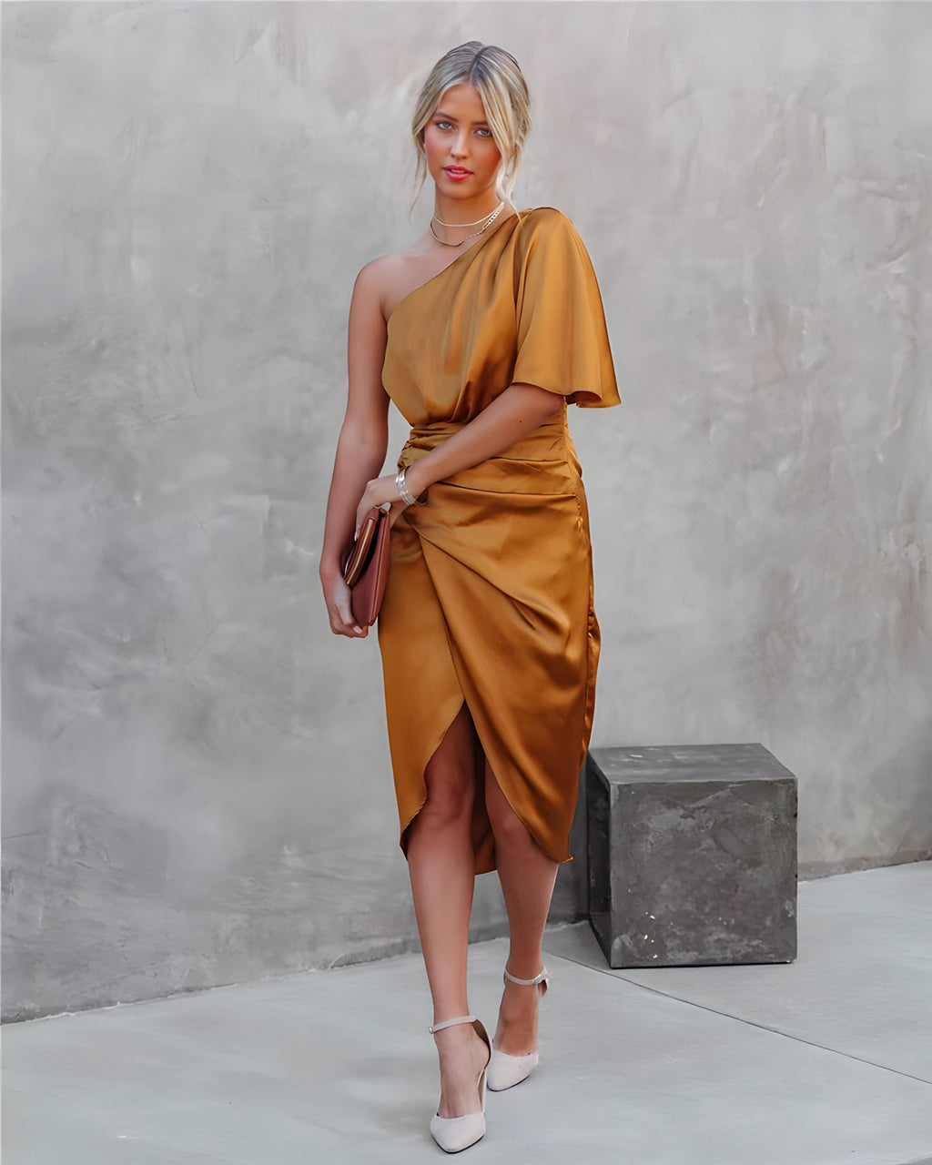 GR | Seiden Festkleid