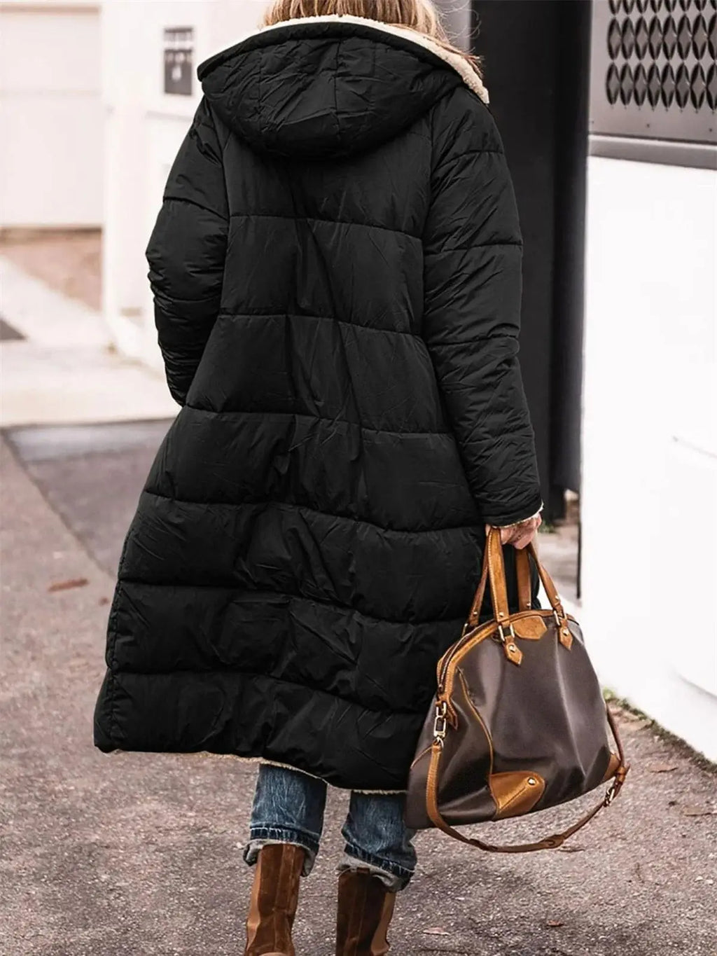 GR | Women's Winter Hooded Quilted Jacket 
