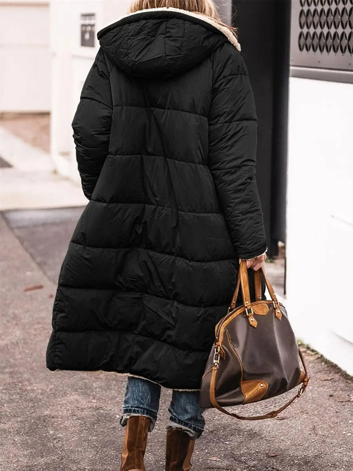 GR | Women's Winter Hooded Quilted Jacket 
