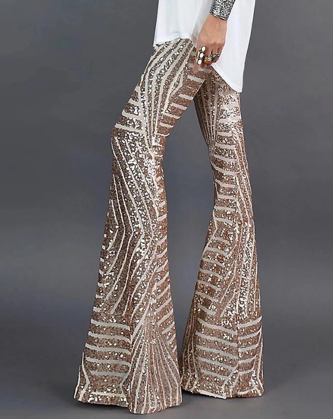 GR - Gold glitter rubber pants