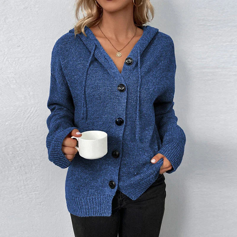 GR | Bequemer Hooded Cardigan