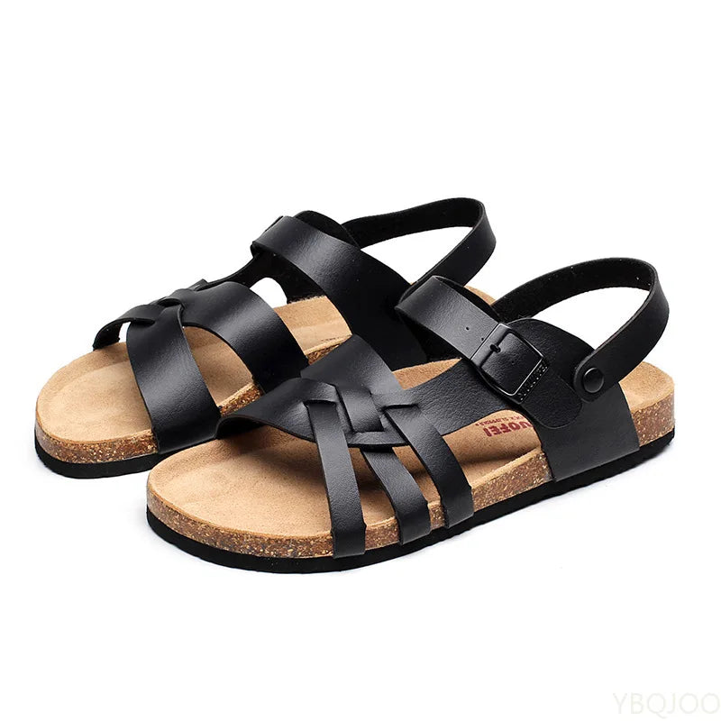 GR | Premium Orthopedic Leather Sandals