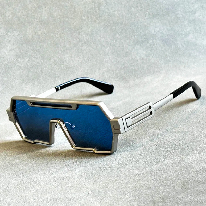 GR | Cyberpunk Shield Sunglasses - Stylish & Futuristic