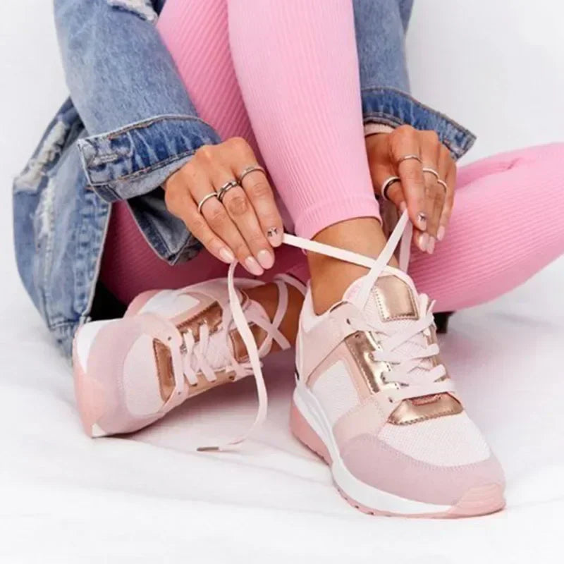 GR | Women's Platform Sneakers - Lightweight Casual Shoes