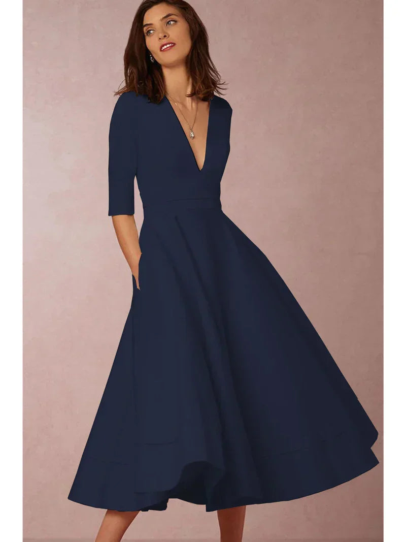 GR | Zeitloses Swingkleid Im Stil Der 60er