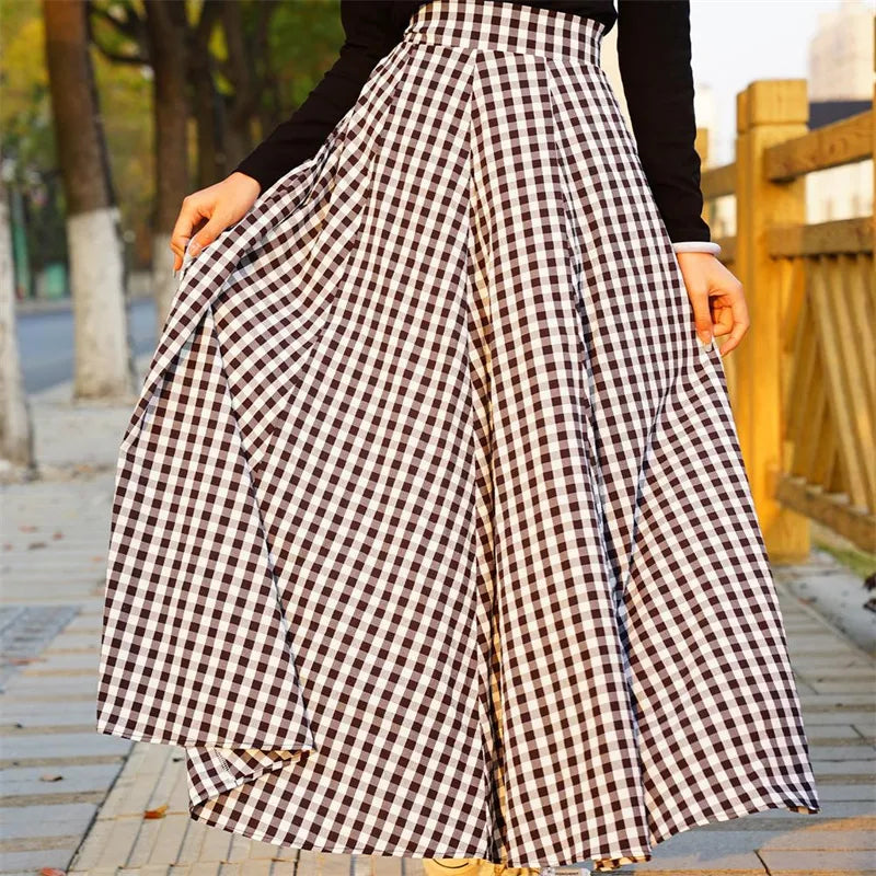 GR | Maxi skirt with high waist