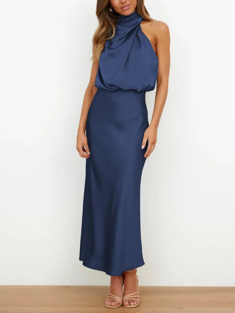 GR - Satin evening dresses for women