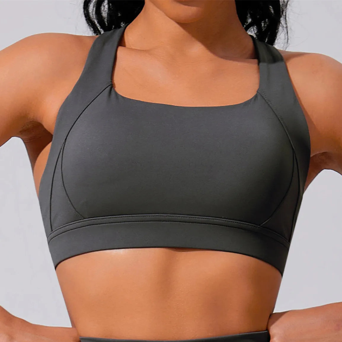 GR | Seamless High-waist Push-up Fitness Bra