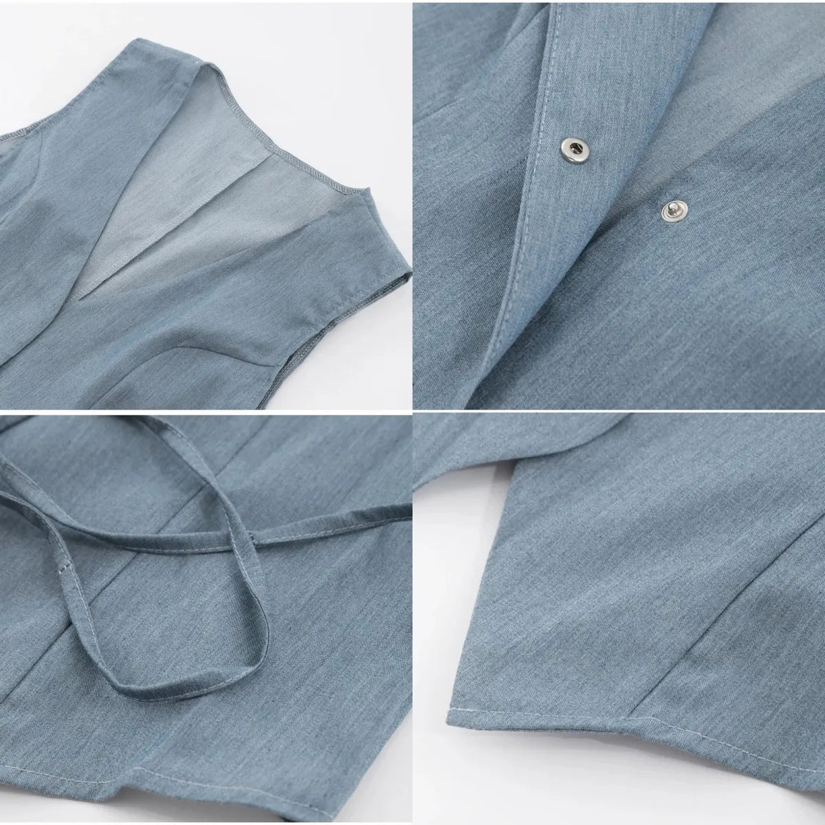 GR | New Fashion Sexy Women's Tops V-Neck Vest Slim Sleeveless Office Ladies Vest Solid Color Lace-Up Tops