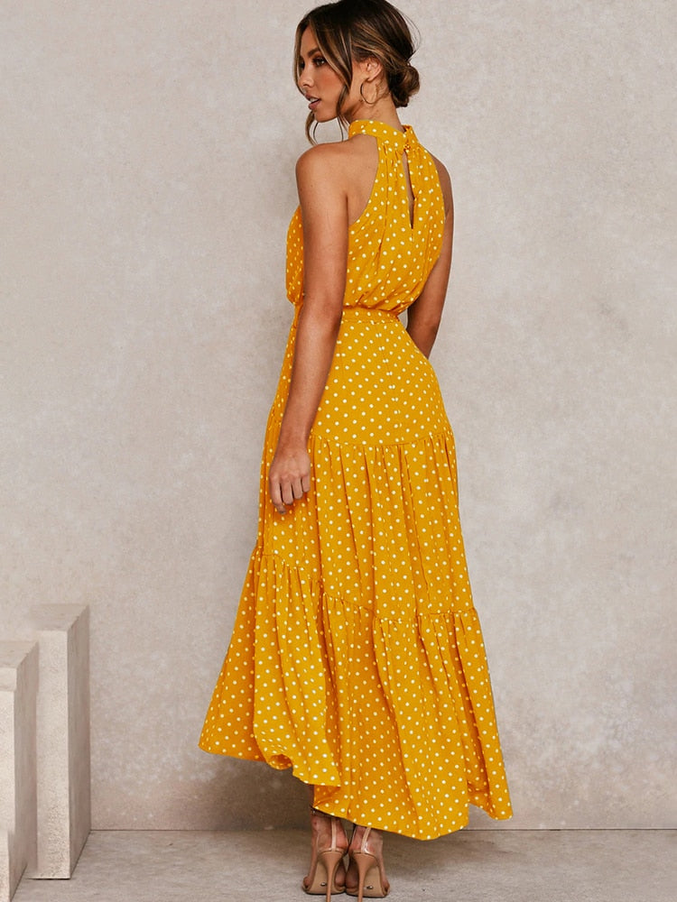 GR | Polka Neckholder Kleid