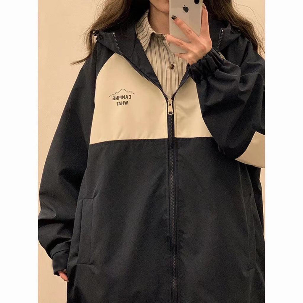 GR | Waterproof Two-Tone Jacket for Women
