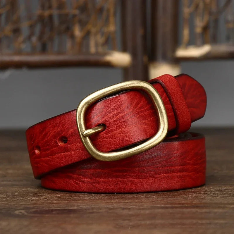 GR | Women's leather belt with a stylish look
