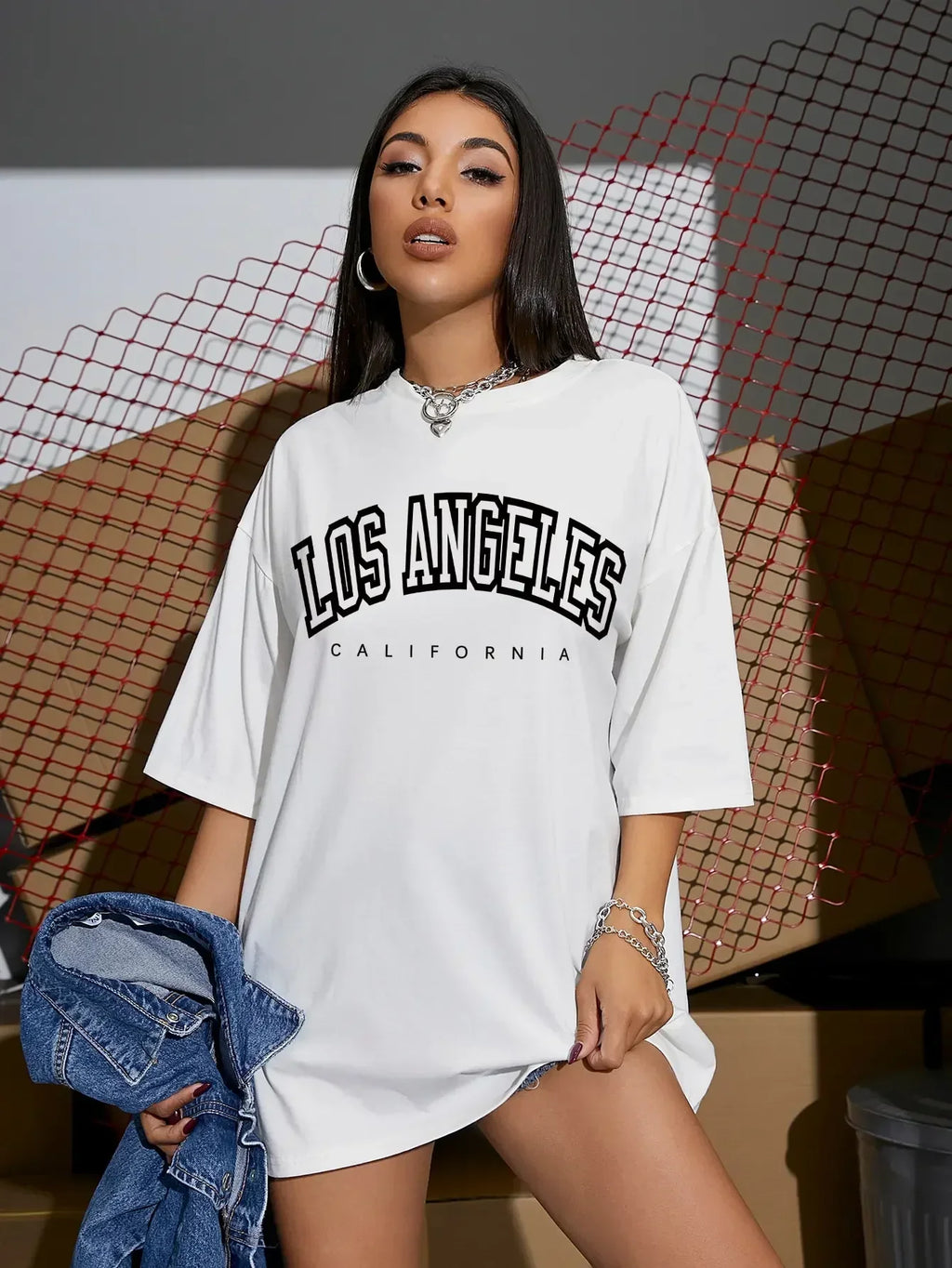 GR | Angeles California grafisches T-Shirt
