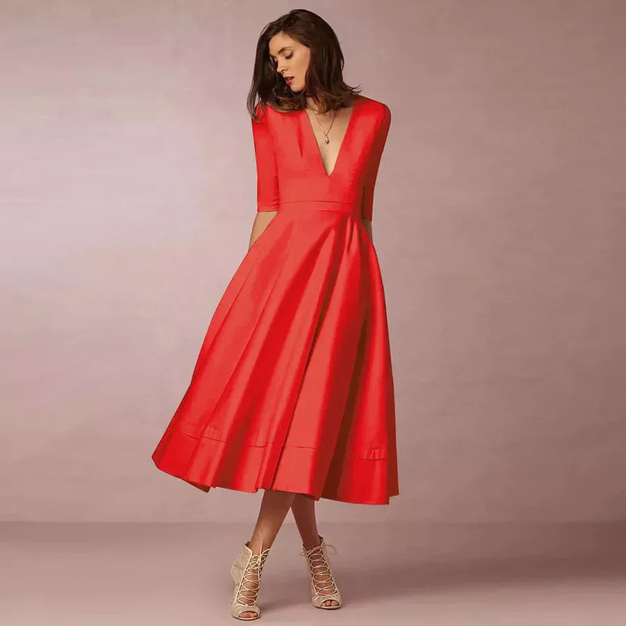 GR | Zeitloses Swingkleid Im Stil Der 60er