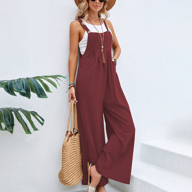 Fatima™ - Comfortable & Vintage Loose Jumpsuit