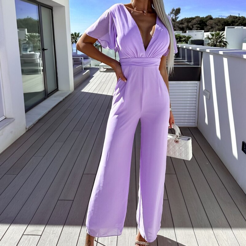 GR | Stylish wide-leg jumpsuit