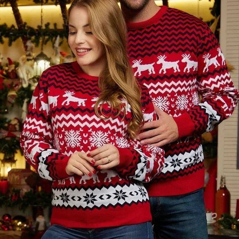 GR - Hässlicher Weihnachtspulli - Gemütlicher Strickpullover im skandinavischen Stil