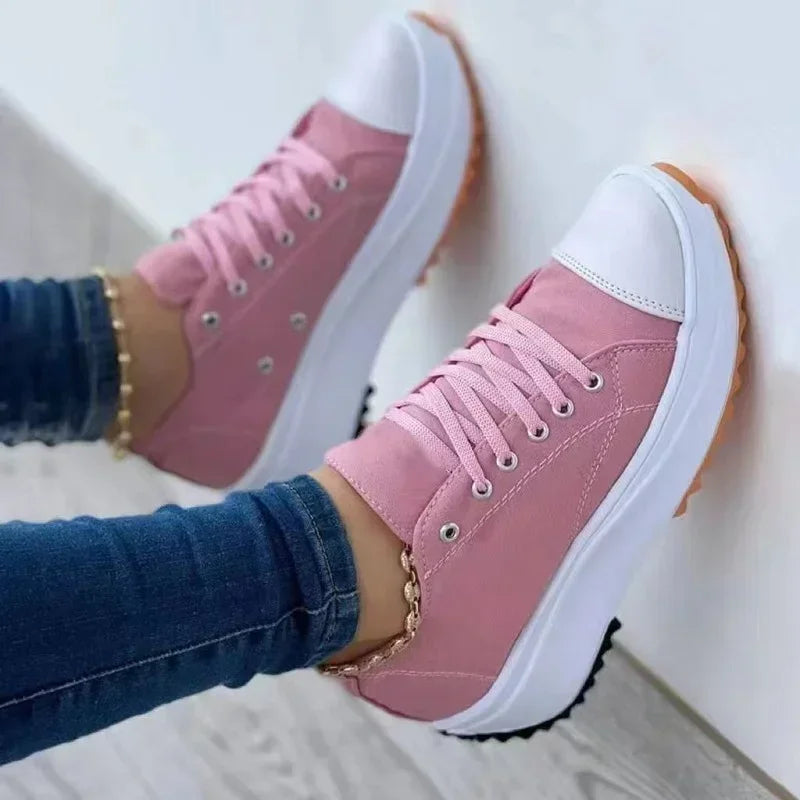 GR | Canvas Sneakers Casual Lace-up Shoes